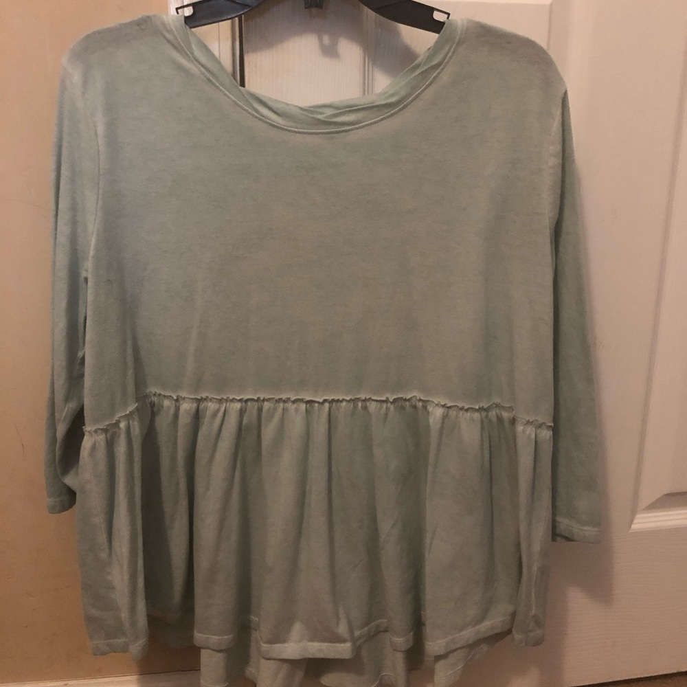Vintage Blue Blouse